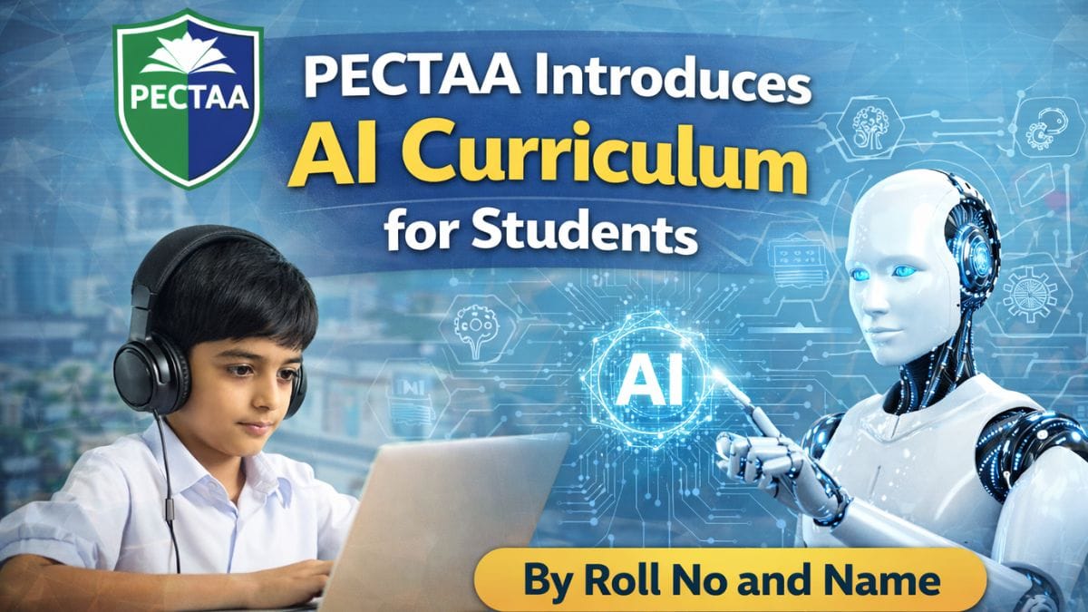 PECTAA Introduces AI Curriculum for Students