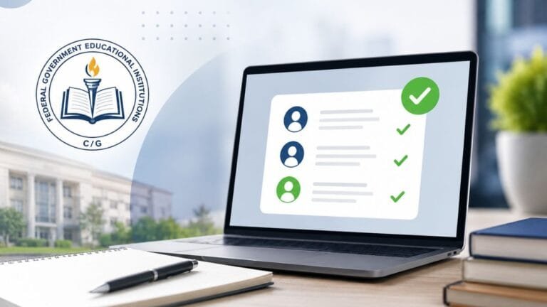 FGEI EST Written Test Result 2026 Final Merit List [ Announced ]